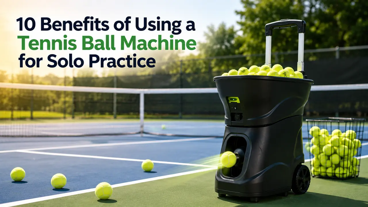 10 Benefits of Using a Tennis Ball Machine for Solo Practice