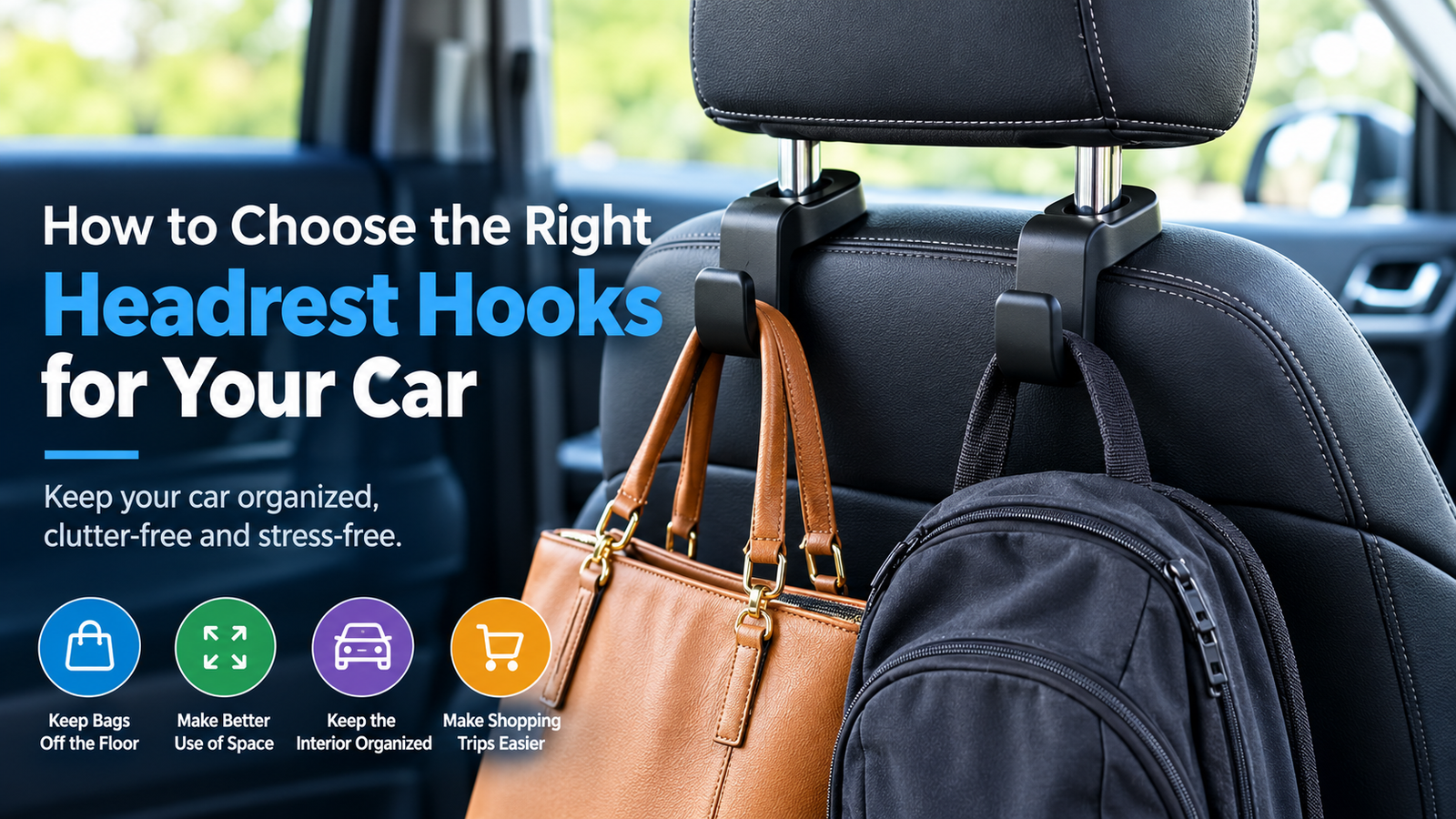 How to Choose the Right Headrest Hooks for Your Car